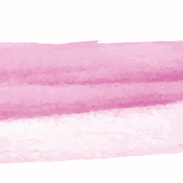 Rosa Akvarell Textur Bakgrund Handmålad — Stock vektor