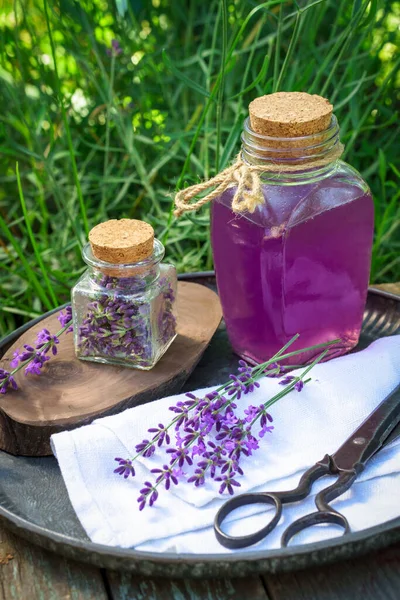 Lavender infused water