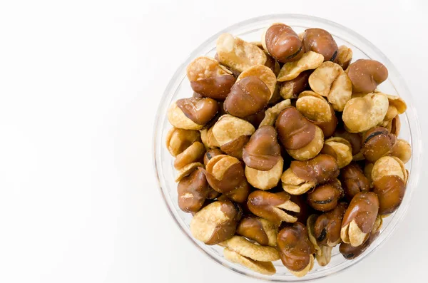 Petiscos Japoneses Ikari Beans Feijão Fava Frito Seco Óleo — Fotografia de Stock