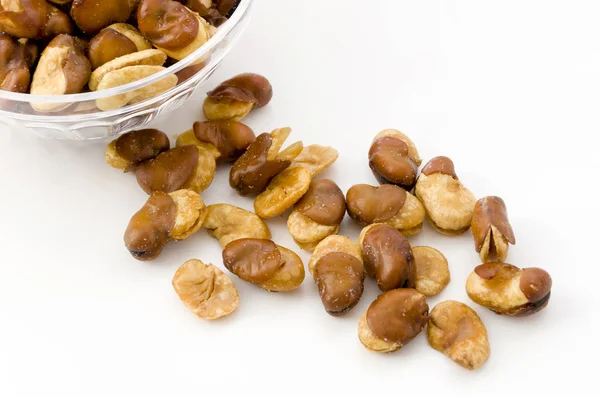 Japanska Snacks Ikari Bönor Bondbönor Stekt Torkade Olja — Stockfoto