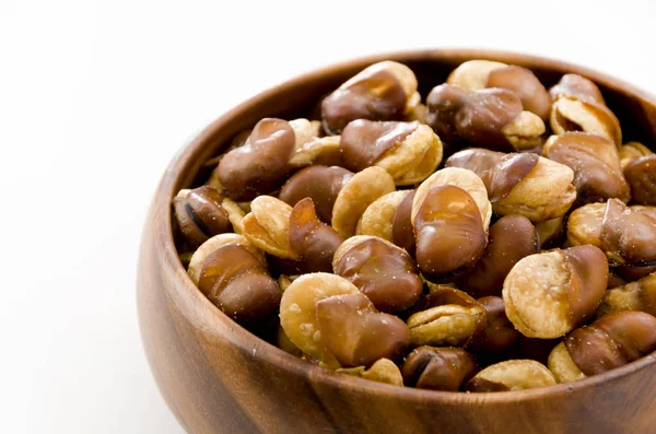 日本のお菓子 イカリ豆 は揚げそら豆乾燥オイル — ストック写真