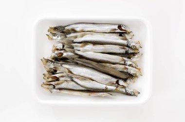 Capelin balığı ya da shishamo balığı.