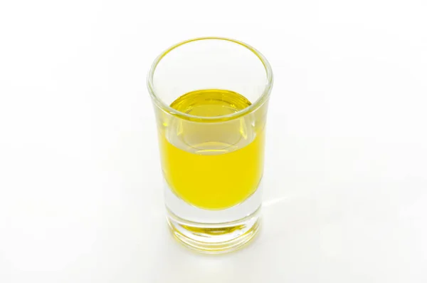 Ein Glas Mit Olivenöl — Stockfoto
