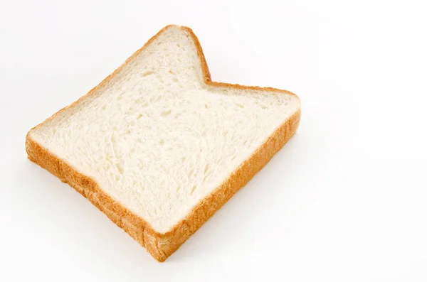 Sliced Bread White Background — Stock Photo, Image