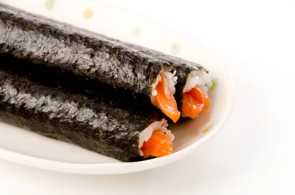 鮭寿司ロール 寿司ロール — ストック写真