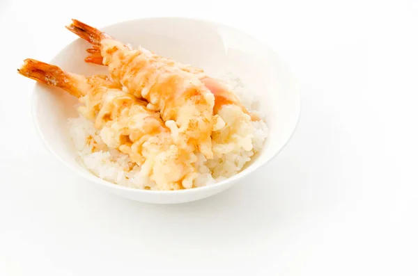 Ebi Tendon Shrimamp Tempura Rice Bowl — 스톡 사진