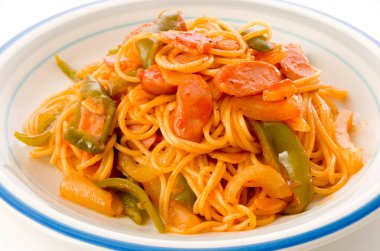 Japon makarnası, spagetti Naporitan.