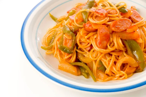 Japanese Pasta Dish Spaghetti Naporitan — Stock Photo, Image
