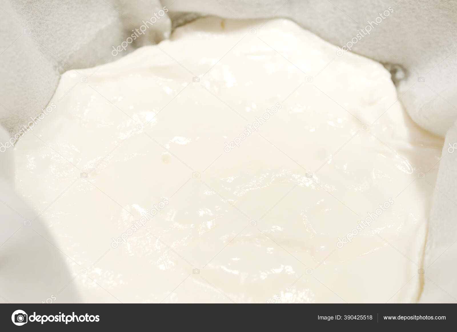 Handmade Greek Yogurt Drain Water Whey Yogurt Make Greek Yogurt — Stock