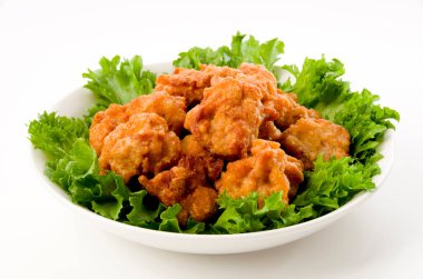 Japon yemeği, Karaage, Japon usulü kızarmış tavuk.