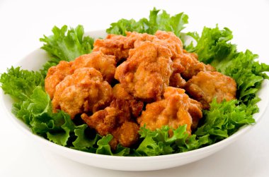 Japon yemeği, Karaage, Japon usulü kızarmış tavuk.