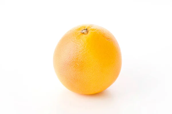 Grapefruit Een Witte Achtergrond — Stockfoto