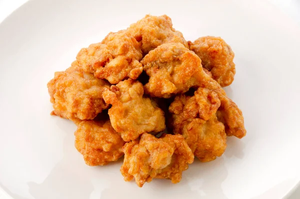 Japán Ételek Karaage Sült Csirke Japán Stílusban — Stock Fotó