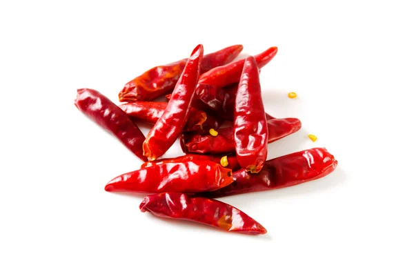 Takanotsume Red Hot Pepper Белом Фоне — стоковое фото