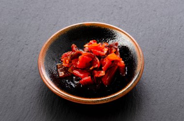 Japon turşusu, Fukujinzuke (soya soslu dilimlenmiş sebzeler))