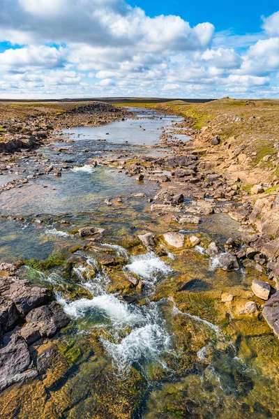 Pohled Krásné Islandské Krajiny Island Letní Čas — Stock fotografie
