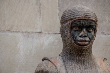 Magdeburg Katedrali Roma Thebes 13 yüzyıl, portre, ayrıntıları asker olarak Saint Maurice heykeli