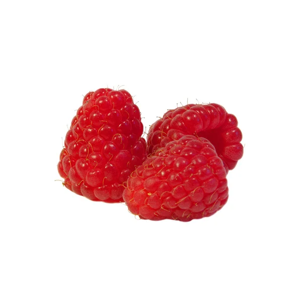 美味的新鲜红莓分离在白色背景 — 图库照片