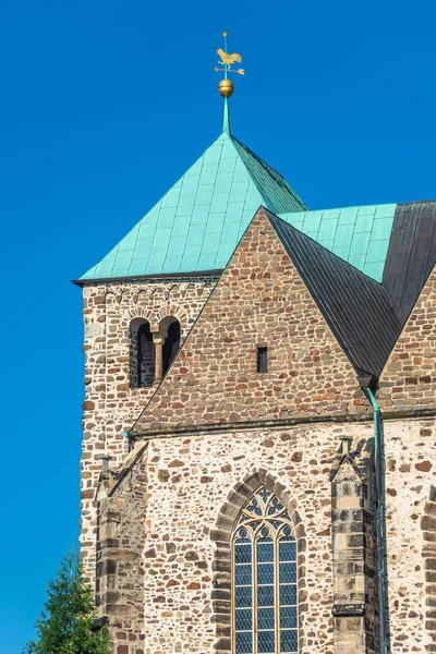 Maria Magdalena Kaplicy Petri Kościół Jesieni Magdeburg Germany Słoneczny Dzień — Zdjęcie stockowe
