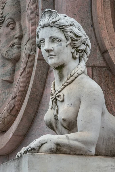 Statua Della Bella Sfinge Nel Centro Potsdam Germania — Foto Stock