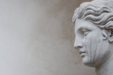 Antik heykel şehvetli İtalyan Rönesans dönemi kadının, Potsdam, Almanya