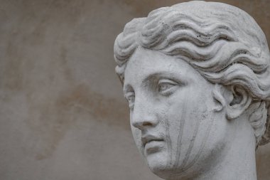Antik heykel şehvetli İtalyan Rönesans dönemi kadının, Potsdam, Almanya