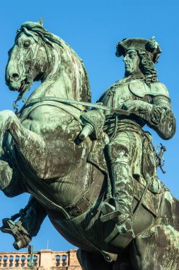Avusturya, Viyana 'daki Hofburg Sarayı önünde Savoy Prensi Eugene' in heykeli