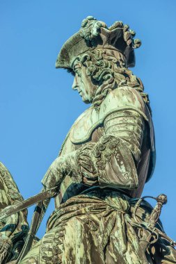 Avusturya, Viyana 'daki Hofburg Sarayı önünde Savoy Prensi Eugene' in heykeli