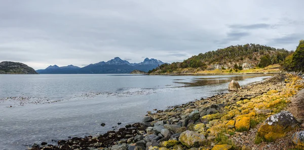 Maravilloso Paisaje Costero Turquesa Del Parque Nacional Tierra Del Fuego —  Fotos de Stock