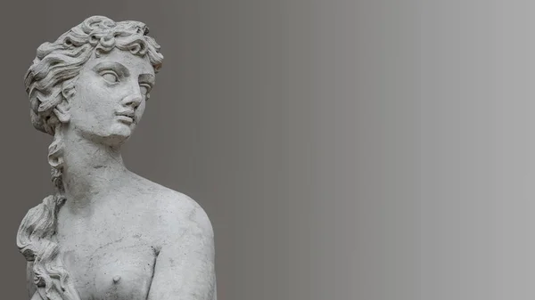 Estatua Antigua Sensual Mujer Era Renacentista Desnuda Potsdam Alemania — Foto de Stock