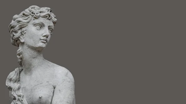 Statua Antica Sensuale Donna Del Rinascimento Nudo Potsdam Germania — Foto Stock