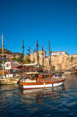 Güzel eski liman görüntülemek ve şehir merkezinde denir Marina, Antalya, Türkiye