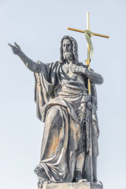 Prag, Czec Charles Köprüsü, ile Aziz heykeli