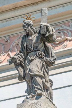 St. Ignatius Cizvit kilisesinde dekoratif cephe heykelleri