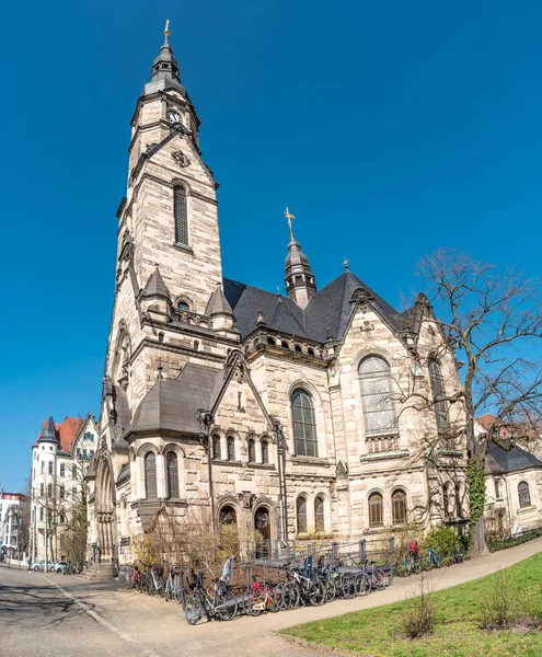 Michaeliskirche - evangelisher church in Leipzig, Germany — Stock Photo, Image