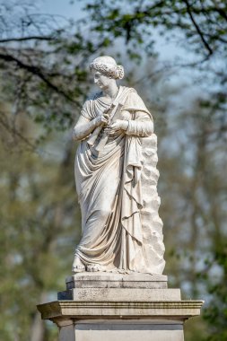 Müzikal i ile şehvetli bir rönesans dönemi kadının Antik heykeli