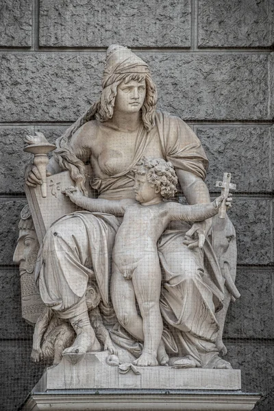 Symboldenkmal Asiens als Kontinent in Wien, Österreich — Stockfoto
