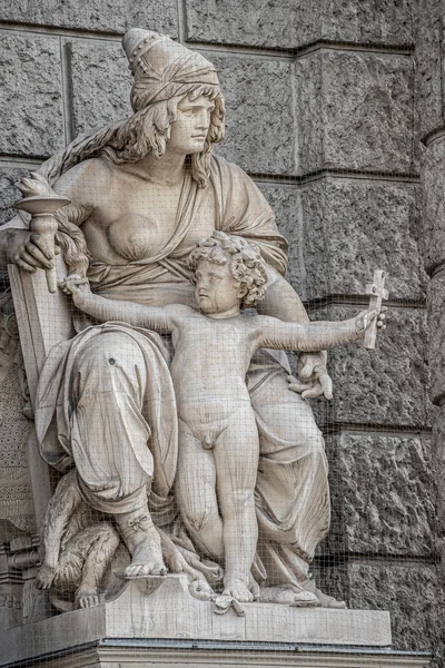 Symboldenkmal Asiens als Kontinent in Wien, Österreich — Stockfoto