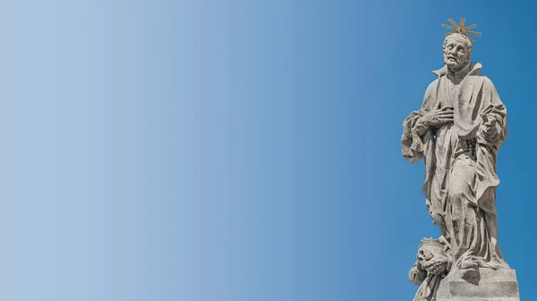 Dekorative Fassadenskulpturen an der Jesuitenkirche des hl. Ignatius von — Stockfoto