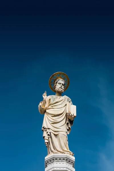 Basilica San Marco çatı dekorasyon olarak İncil ile Saint Marco — Stok fotoğraf