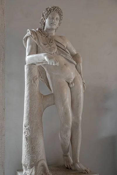 Antigua Estatua Hombre Romano Época Del Imperio Romano Roma Italia —  Fotos de Stock