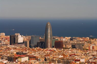 Yaz mevsiminde Barcelona kuş bakışı