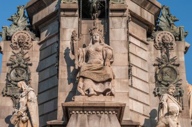 Barselona, İspanya 'da Kristof Kolomb Yazı Saati