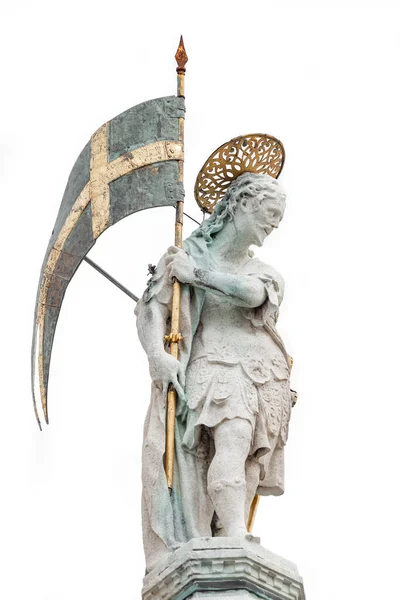 Porträt Eines Römischen Kriegers Als Heiliger Auf Dem Kuppeldach Der — Stockfoto