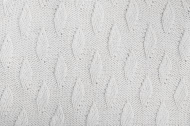 Örgü süveter. Rhombus deseni. Kalıp kapanıyor..