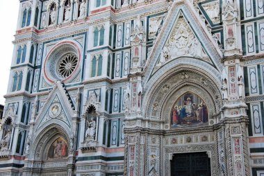 Santa Maria del Fiore Floransa, Toskana, İtalya, 21 Nisan 2018 adlı katedral.