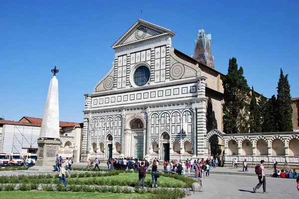 Iglesia Santa Maria Novella Firenze Toscana Italia Abril 2018 — Foto de Stock