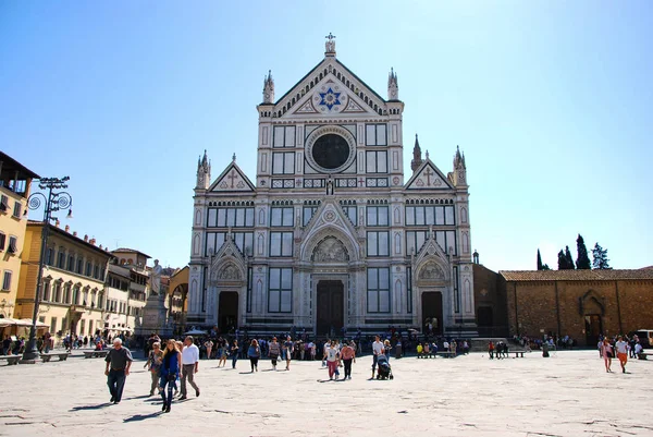 Iglesia Santa Croce Florencia Toscana Italia Abril 2018 — Foto de Stock