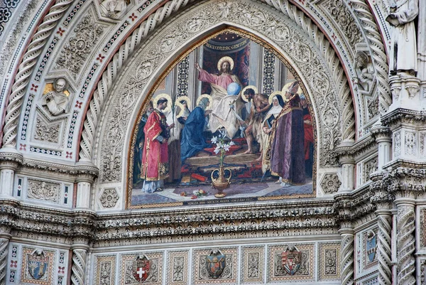 Santa Maria Del Fiore Floransa Toskana Talya Nisan 2018 Adlı — Stok fotoğraf