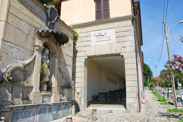 Sanktuarium Madonna Del Bosco Lombardia Imbersago Lecco Włochy Sierpnia 2016 — Zdjęcie stockowe